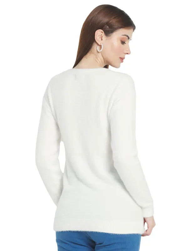 Mettle Women White Pullover