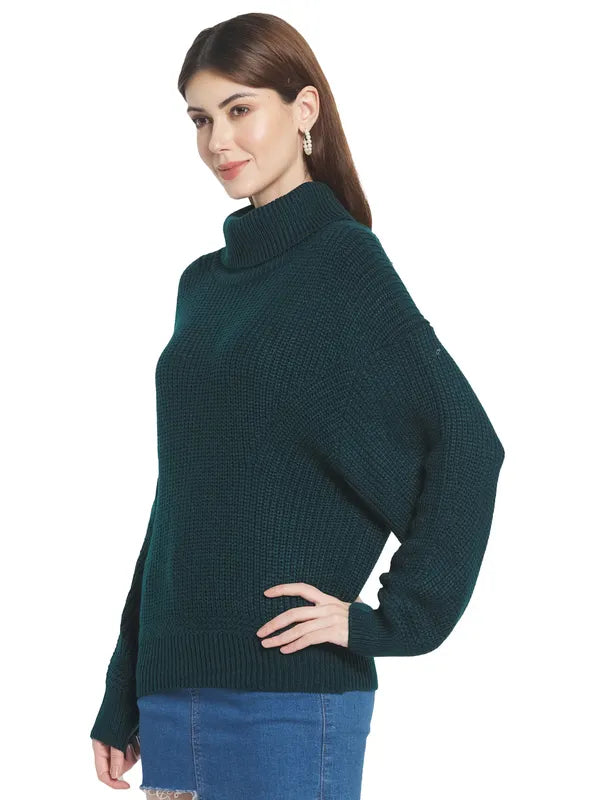 Mettle Women Green Pullover