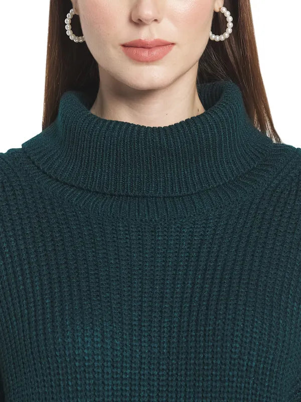 Mettle Women Green Pullover