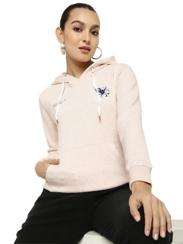 Mettle Women Purple Hooded Sweatshirt