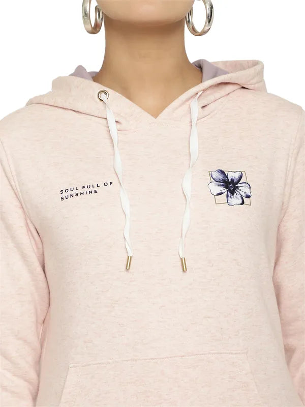 Mettle Women Purple Hooded Sweatshirt