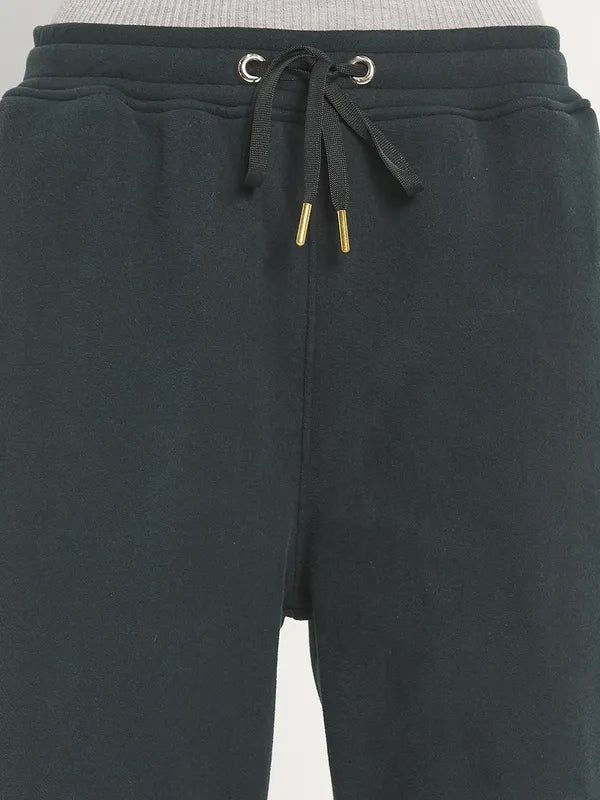 Women Solid Cotton Track Pants