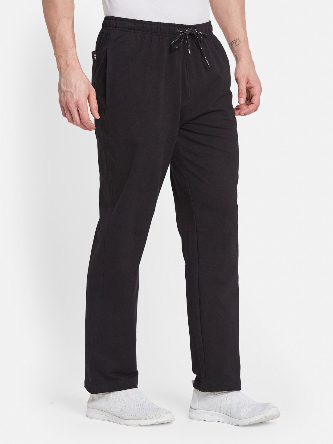Octave Men Cotton Mid Rise Track Pants