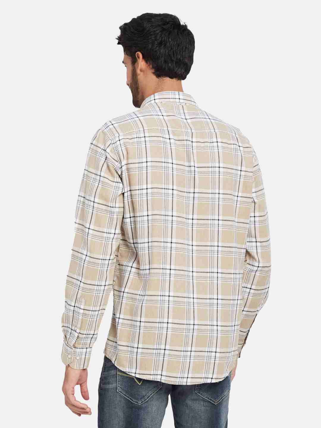 Mettle Checked Cotton Casual Shirt