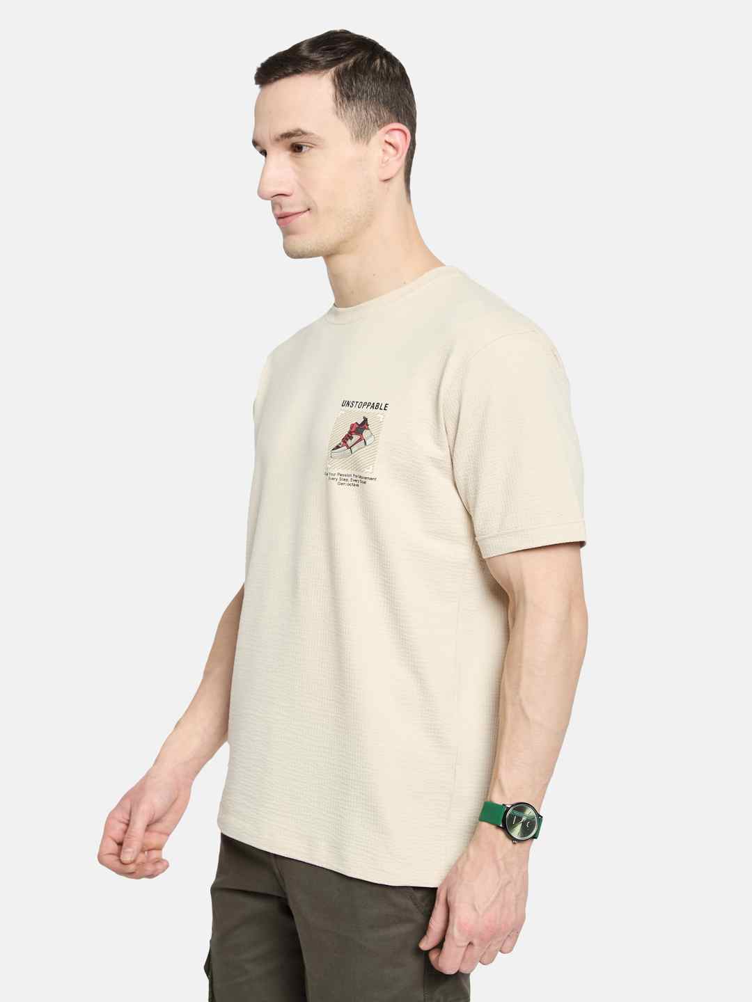 Octave Men Printed T-shirt