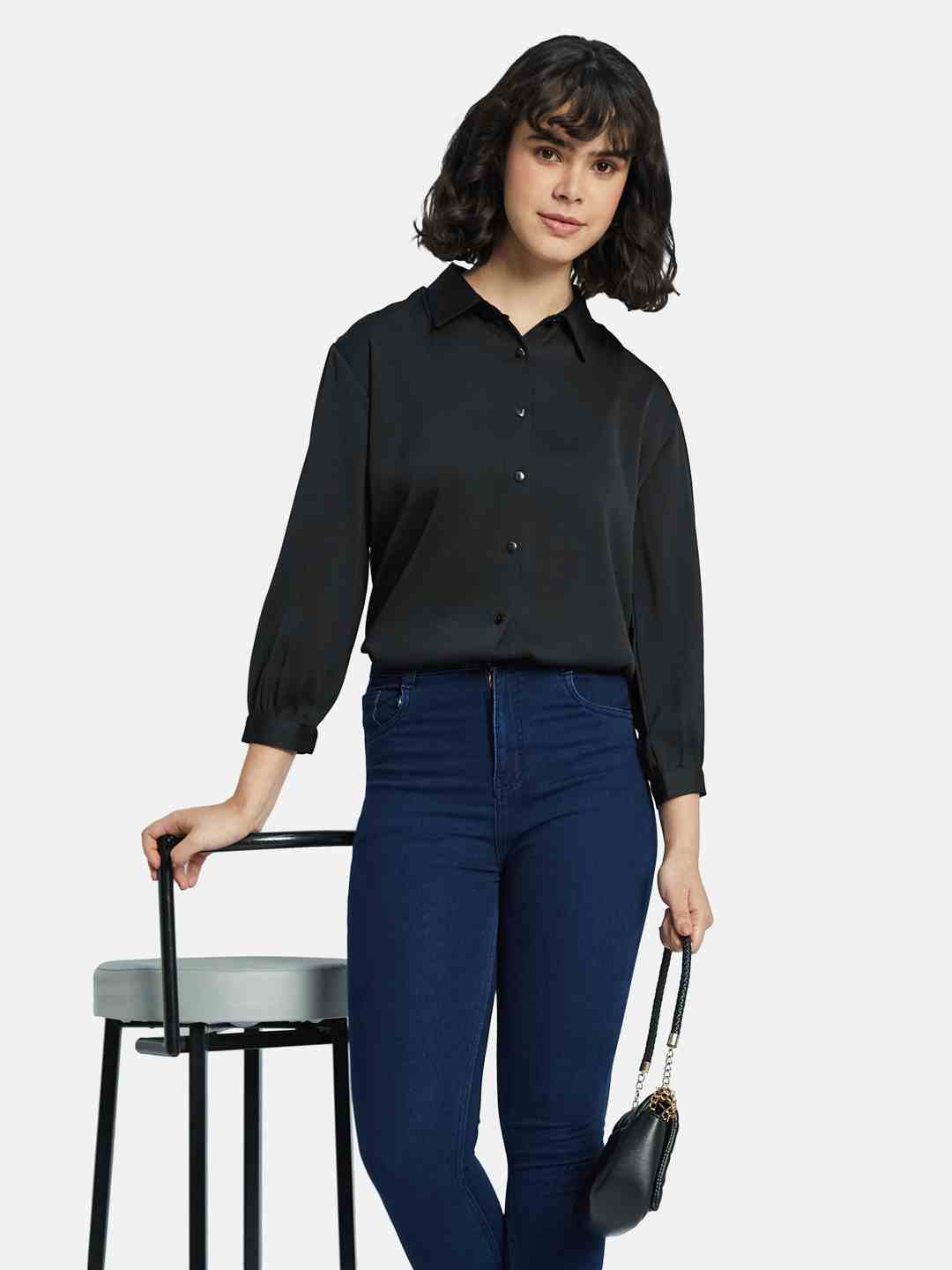 METTLE Women Opaque Casual Shirt