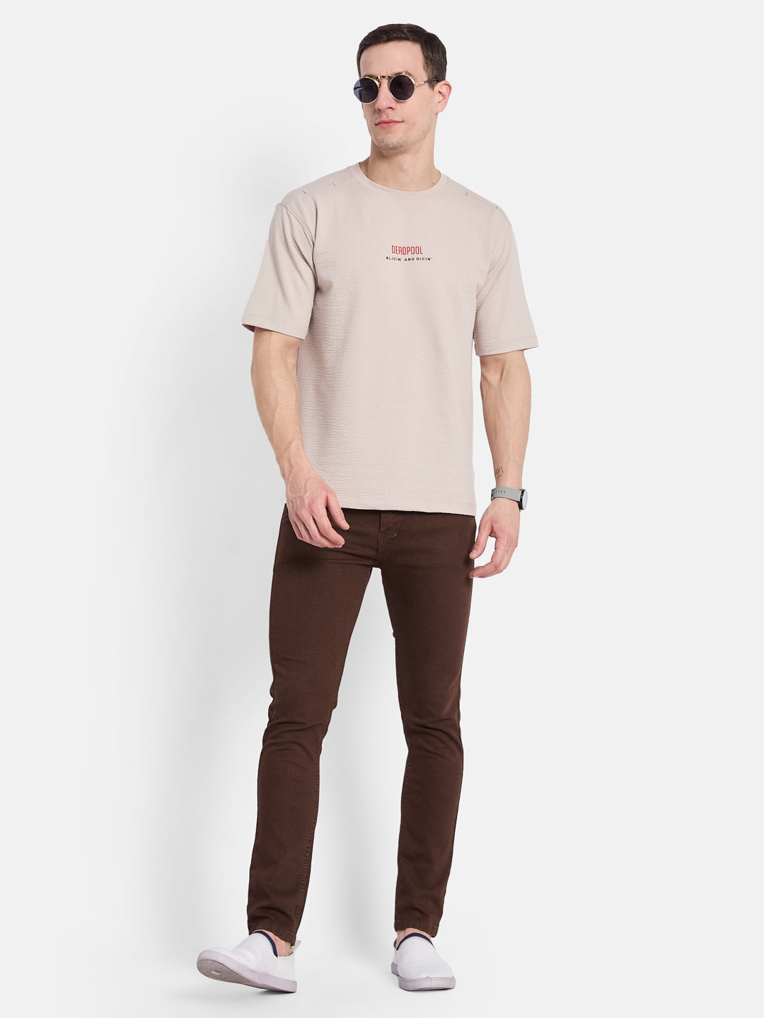 Octave Men Printed T-shirt