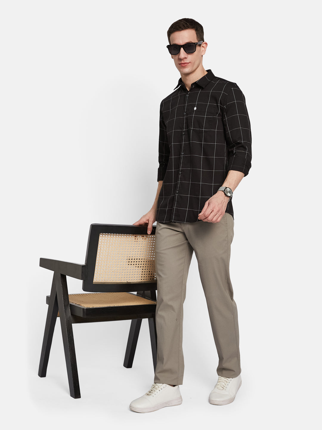 METTLE Men Opaque Casual Shirt