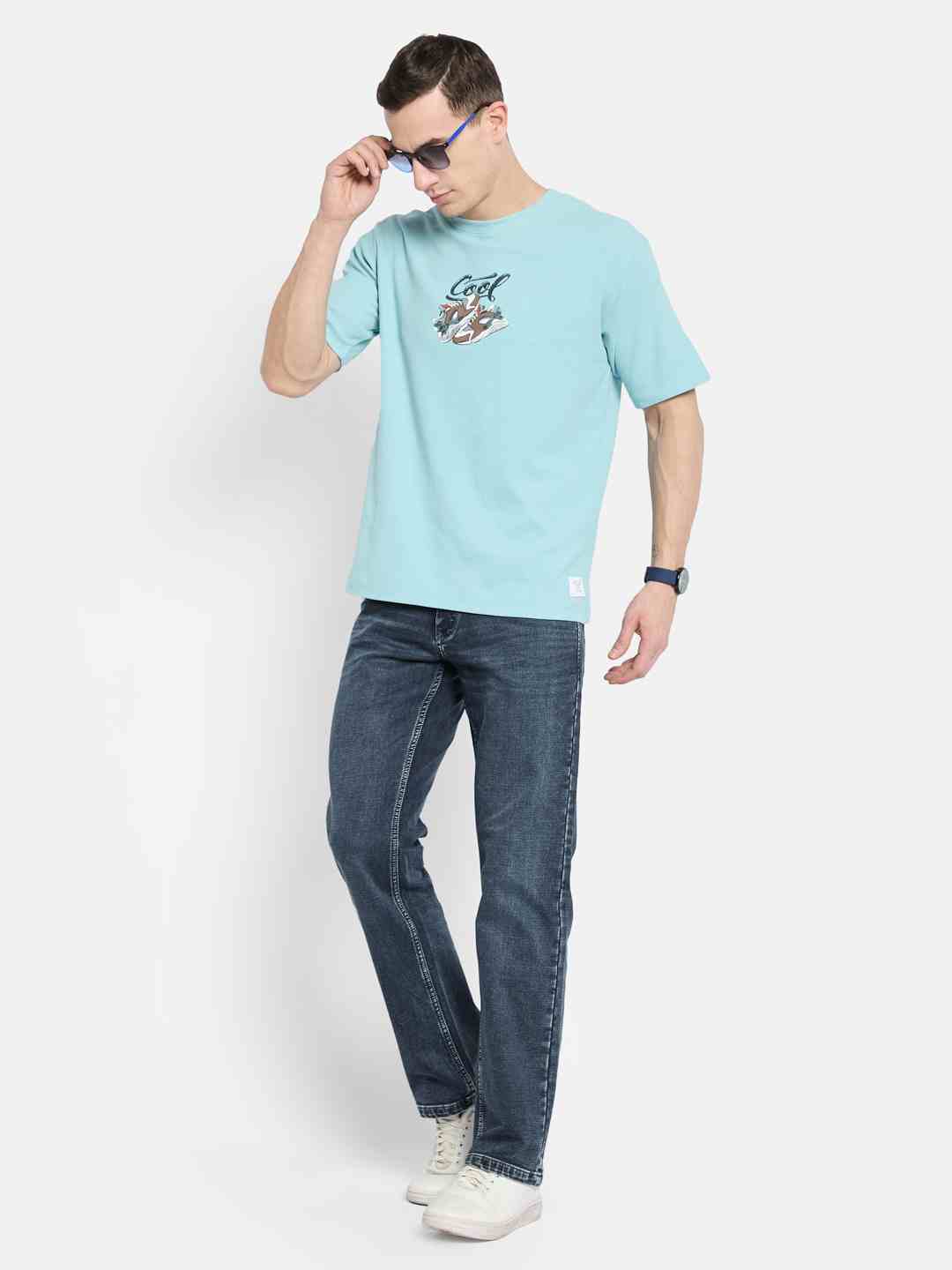 Octave Men Printed T-shirt