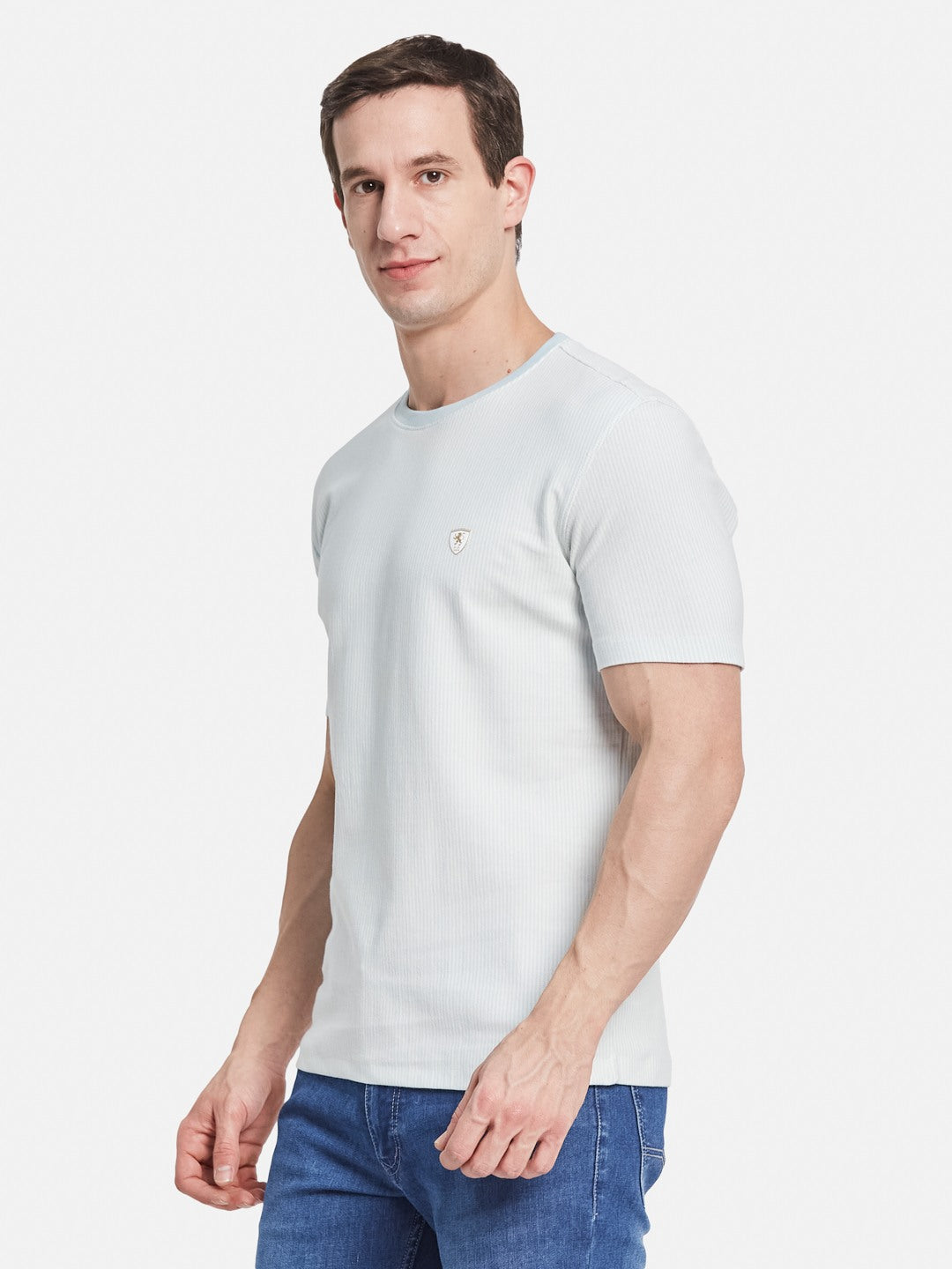Octave Men Striped T-shirt