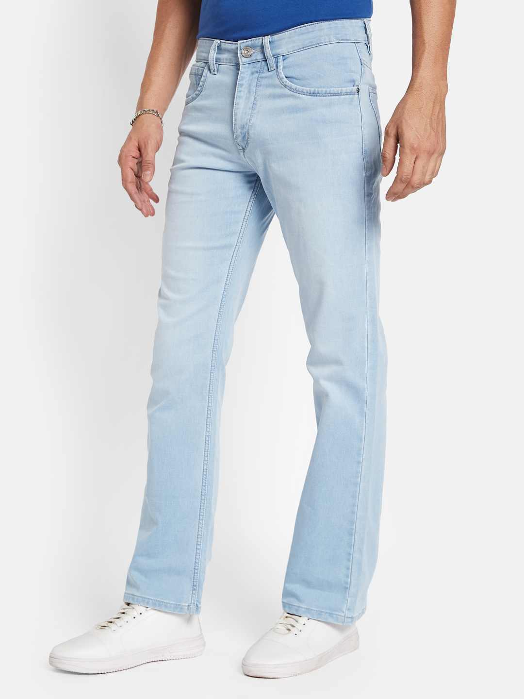 Octave Men Bootcut Heavy Fade Stretchable Jeans