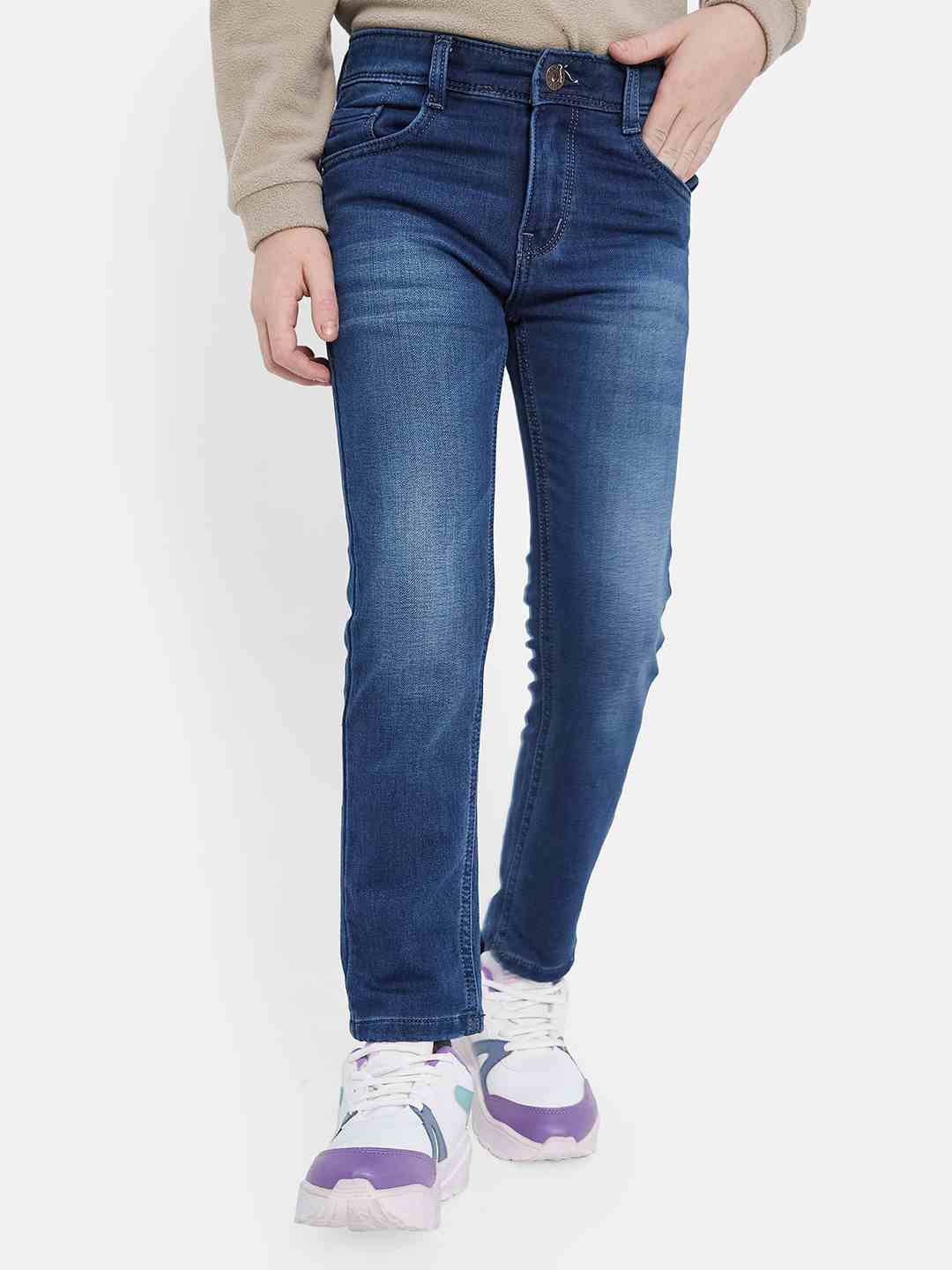 Octave Boys Light Fade Clean Look Stretchable Jeans