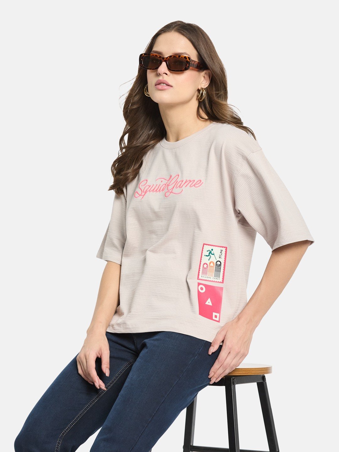 METTLE Women Printed T-shirt