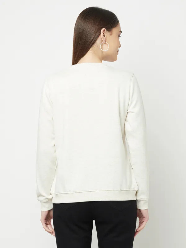 Women Natural Melange Sweatshirts