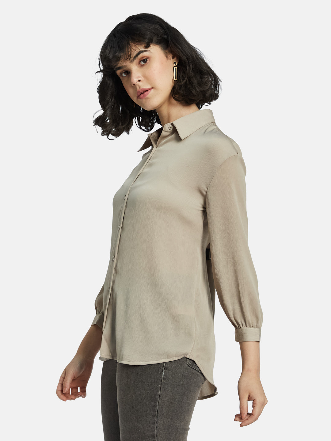 METTLE Women Opaque Casual Shirt