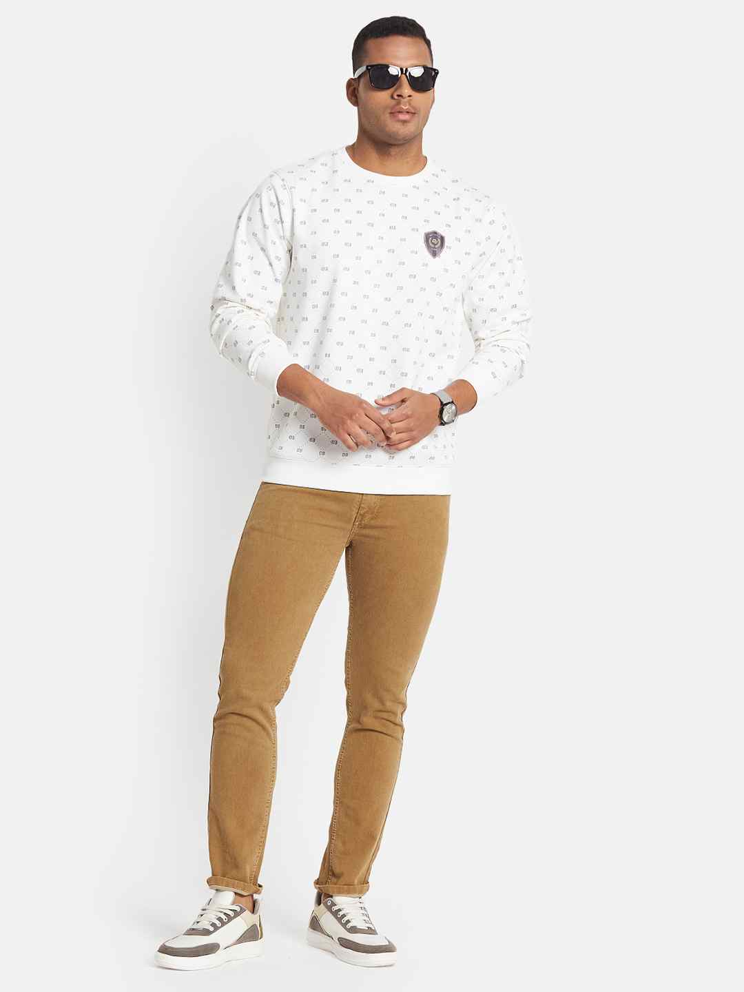 Octave Men Printed Sweatshirt