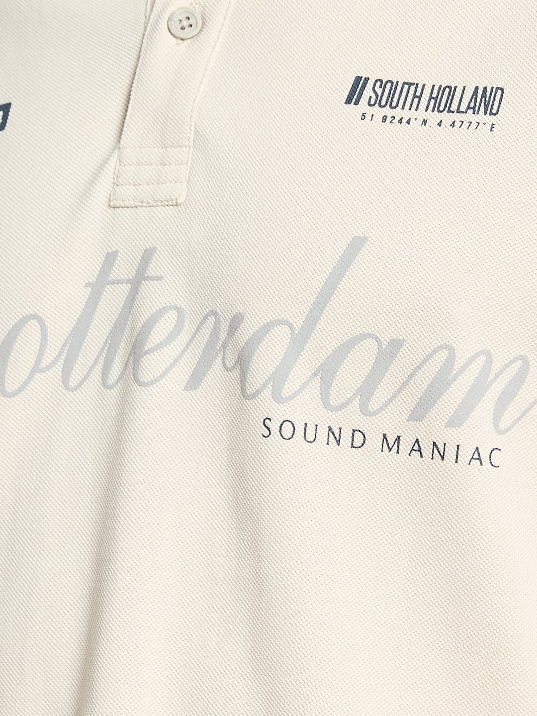 Octave Men Printed Polo Collar T-shirt