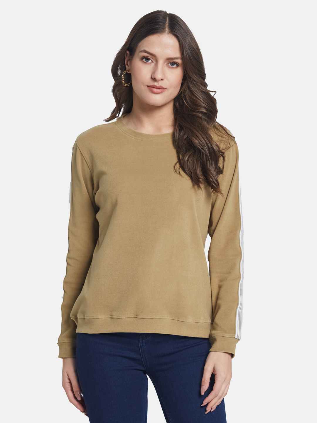 METTLE Women Round Neck Sweatshirt