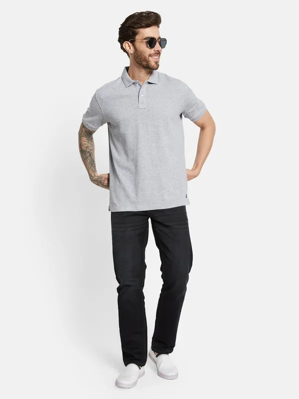 Octave Polo Collar Short Sleeves Cotton T-Shirt