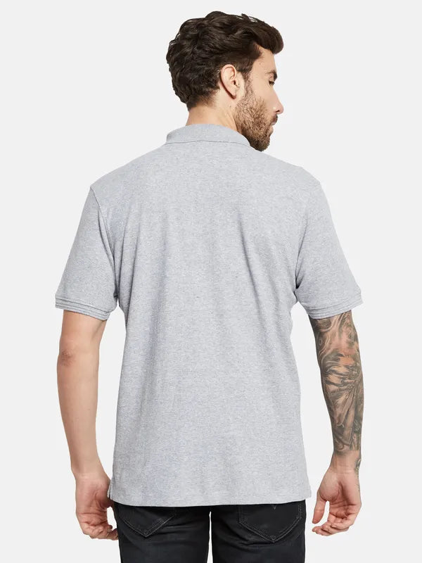 Octave Polo Collar Short Sleeves Cotton T-Shirt
