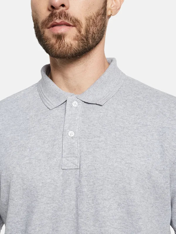 Octave Polo Collar Short Sleeves Cotton T-Shirt