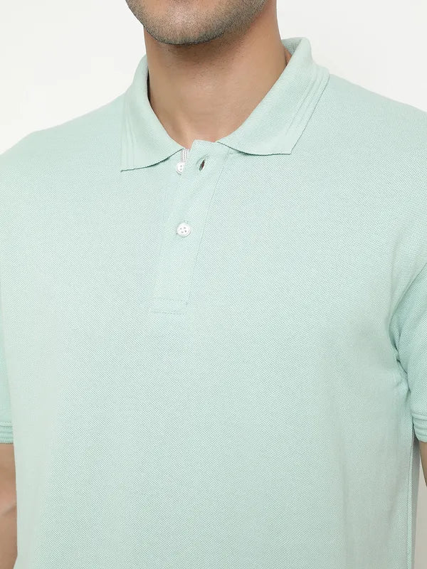 Octave Polo Collar Casual Cotton T-Shirt