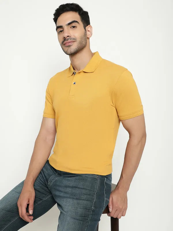 Octave Polo Collar Short Sleeves Cotton T-Shirt