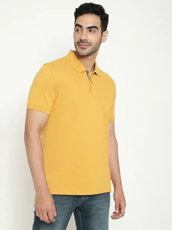 Octave Polo Collar Short Sleeves Cotton T-Shirt