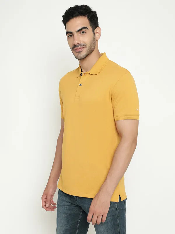 Octave Polo Collar Short Sleeves Cotton T-Shirt