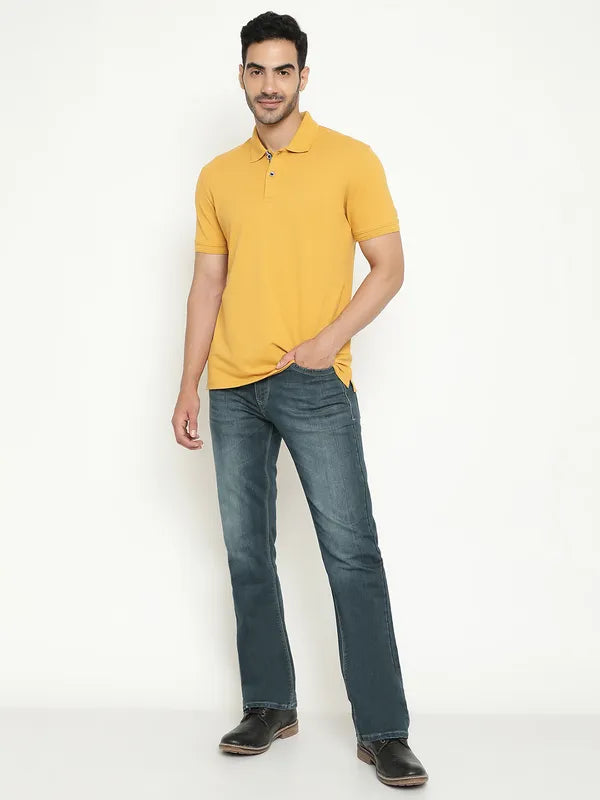 Octave Polo Collar Short Sleeves Cotton T-Shirt
