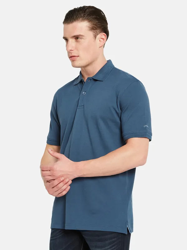 Octave Polo Collar Short Sleeves Cotton T-Shirt