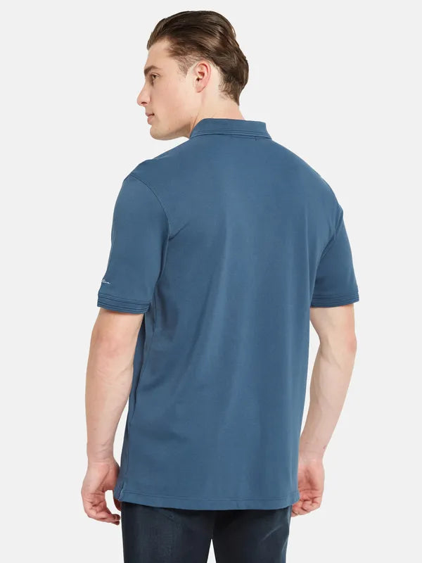 Octave Polo Collar Short Sleeves Cotton T-Shirt