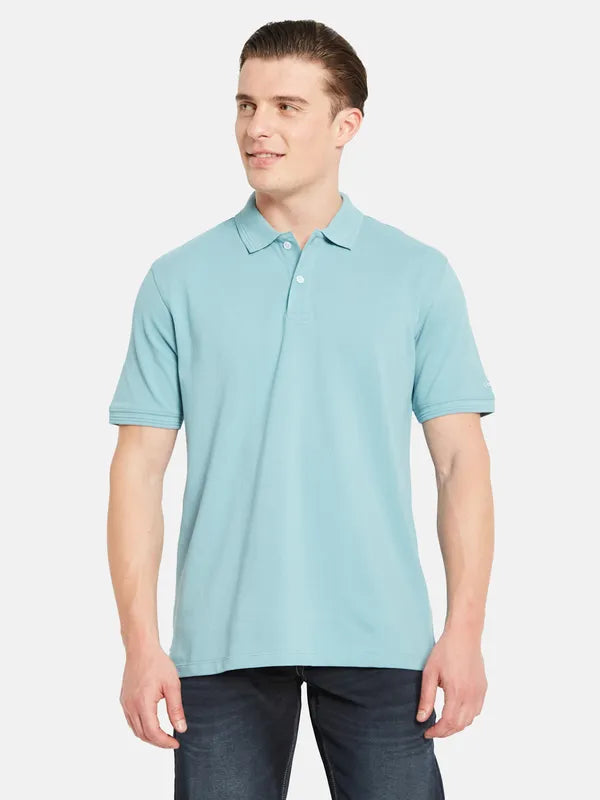 Octave Polo Collar Short Sleeves Cotton Casual T-Shirt