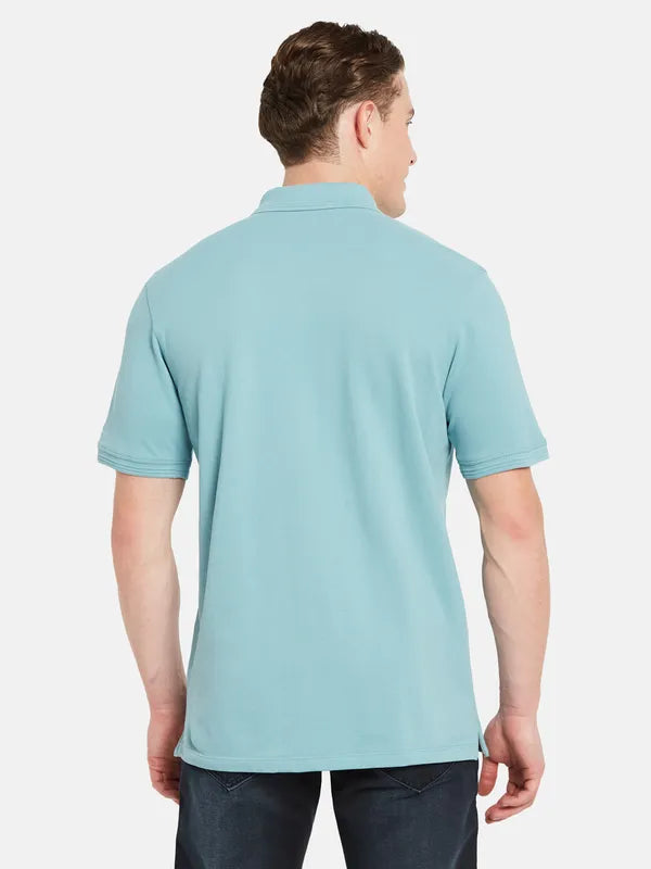 Octave Polo Collar Short Sleeves Cotton Casual T-Shirt