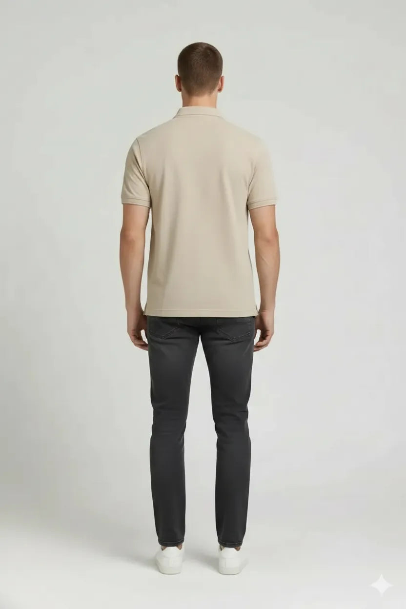 Men Polo Collar T-shirt