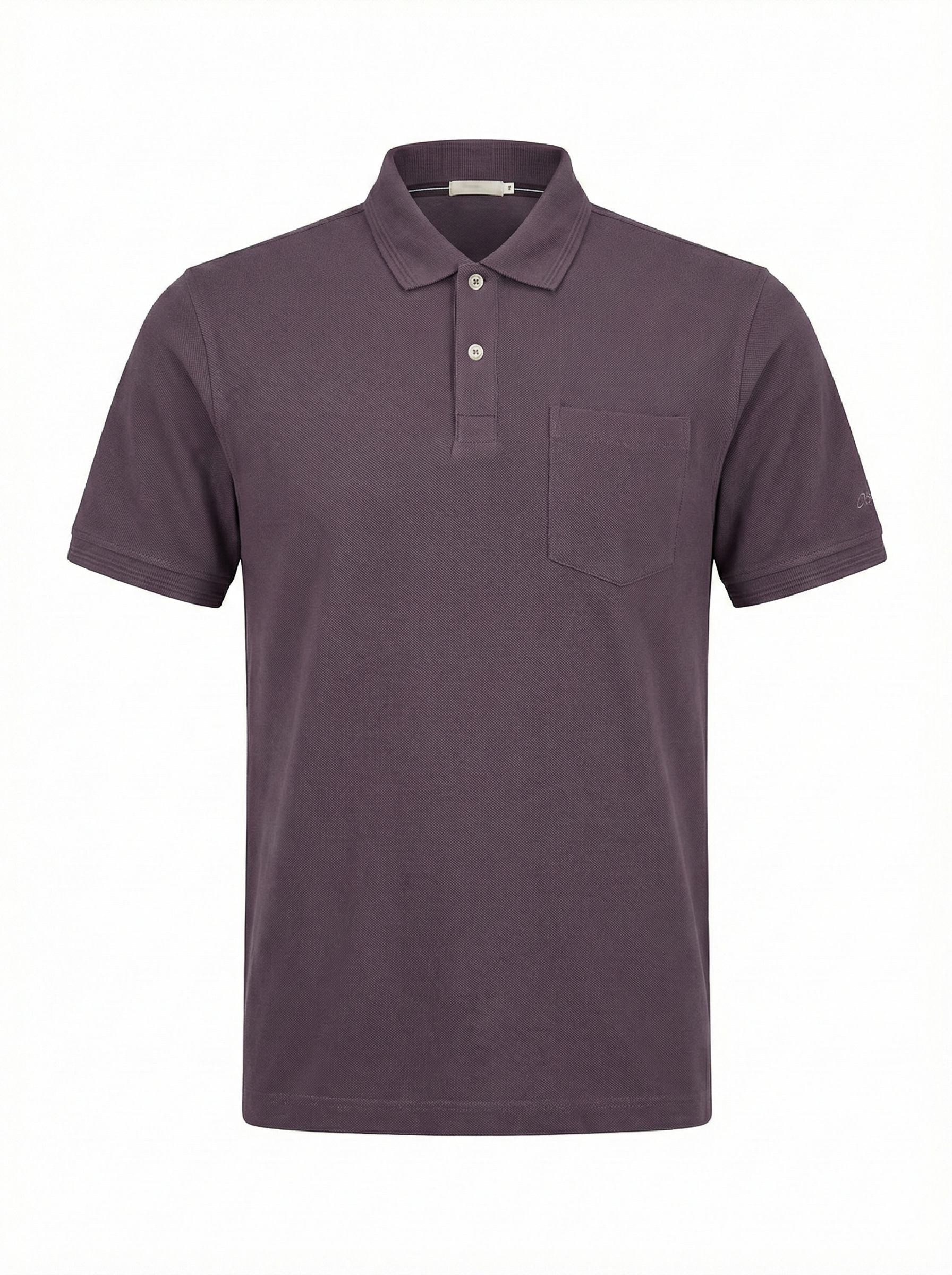 Men Polo Collar Pockets T-shirt