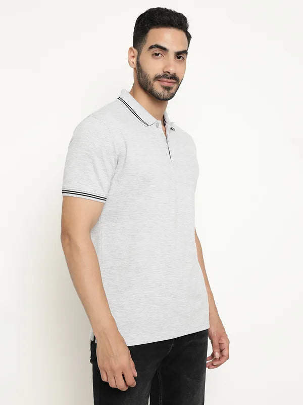 Regular Fit Tipped Polo T-Shirt
