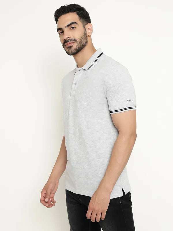 Regular Fit Tipped Polo T-Shirt