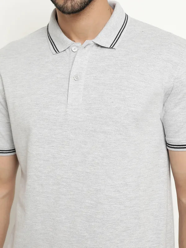 Regular Fit Tipped Polo T-Shirt