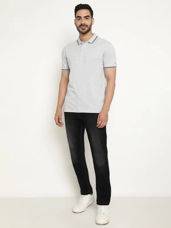 Regular Fit Tipped Polo T-Shirt