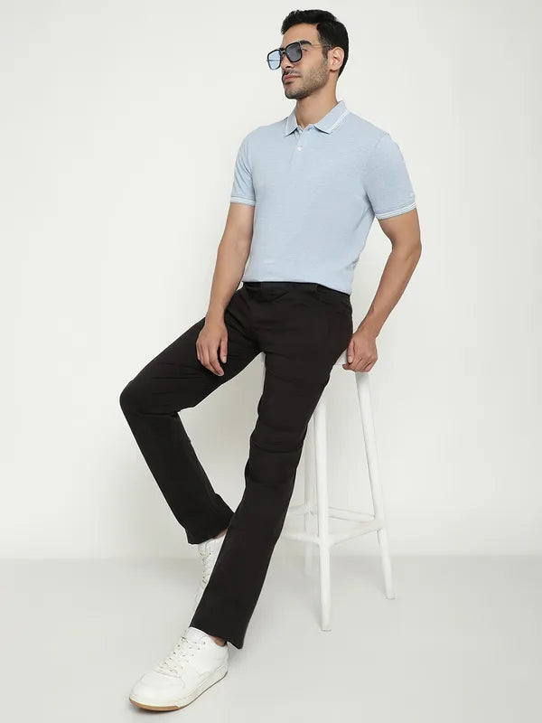 Octave Polo Collar Cotton T-Shirt