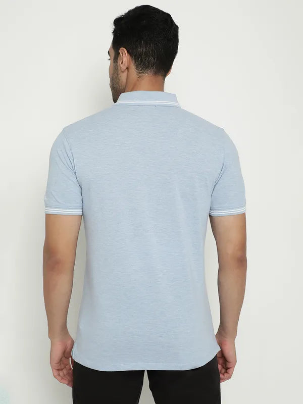Octave Polo Collar Cotton T-Shirt