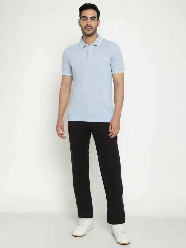 Octave Polo Collar Cotton T-Shirt