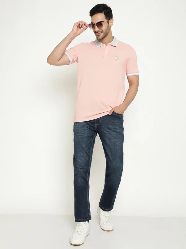 Octave Polo Collar Short Sleeves Cotton T-Shirt