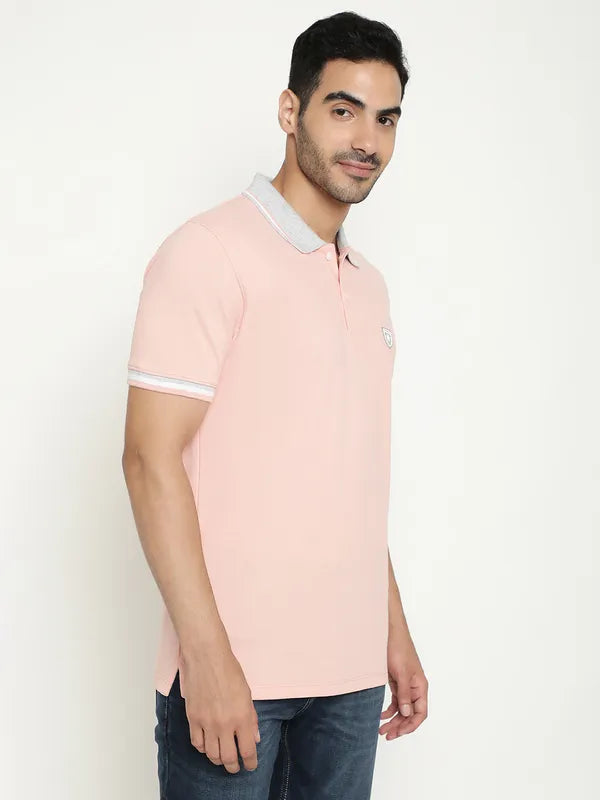 Octave Polo Collar Short Sleeves Cotton T-Shirt