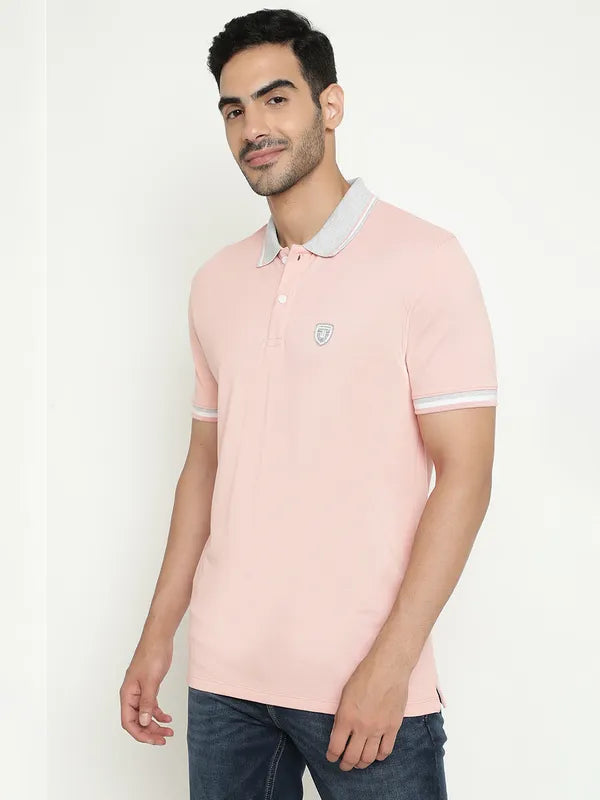 Octave Polo Collar Short Sleeves Cotton T-Shirt