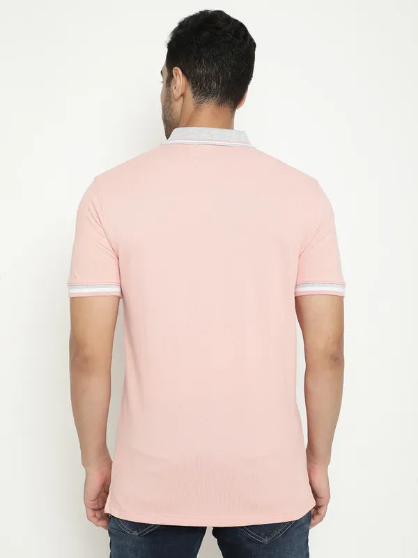 Octave Polo Collar Short Sleeves Cotton T-Shirt