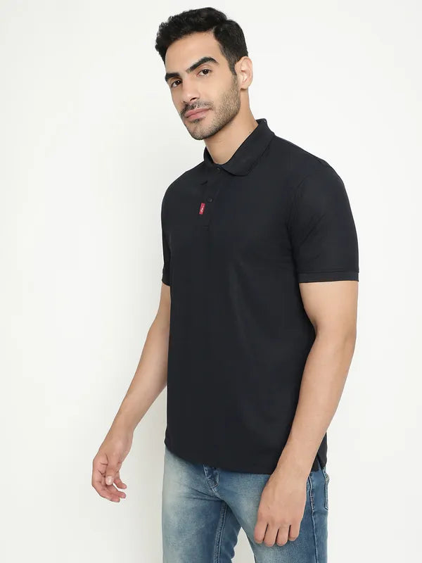 Octave Polo Collar Short Sleeves Cotton T-Shirt