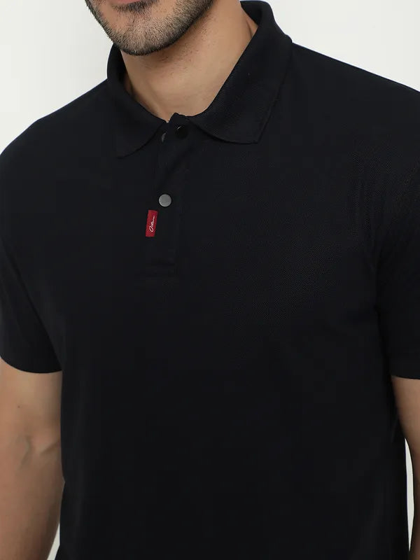 Octave Polo Collar Short Sleeves Cotton T-Shirt