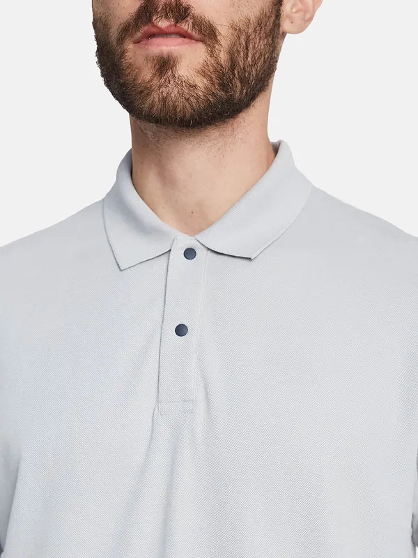Octave Polo Collar Cotton T-Shirt